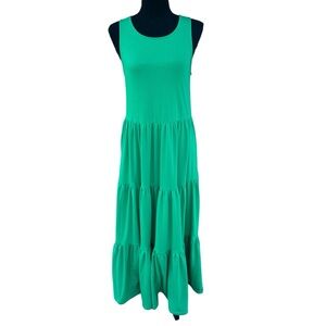 Crown & Ivy Green Maxi Dress Small
